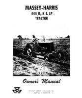 Massey-Harris 690261M1 Operator Manual - 444 Tractor (gas / kerosene / LP gas)