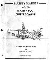 Massey-Harris 694175M92 Operator Manual - 50 Clipper Combine (pull type, 6 - 7 ft)