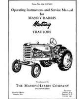 Massey-Harris 694213M91 Operator Manual - 23 / 23K (Mustang) Tractor