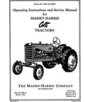 Massey-Harris 694214M91 Operator Manual - Colt (No. 21) Tractor