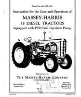 Massey-Harris 694271M91 Operator Manual - 55 Tractor (dsl w/PSB inj pump)