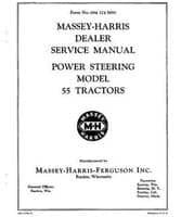 Massey-Harris 694374M91 Service Manual - 55 Tractor (power steering)