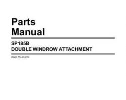 Challenger 700722932B Parts Book - SP185B Double Windrow (attachment, prior sn HR13101)