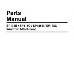 Challenger 700728389B Parts Book - SP115B / SP115C / SP185B / SP185C Double Windrow (attachment)