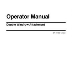 Challenger 700729351B Operator Manual - SP115C / SP185C Double Windrow (attachment, eff sn HS13101)