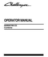 Challenger 700735907F Operator Manual - 660B (eff sn HUCE6101) / 670B (sn HUCE7101) Combine (2009, CE)