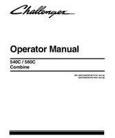 Challenger 700735982D Operator Manual - 540C / 560C Combine (2012, eff sn CHCxxxxx)