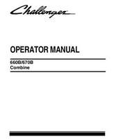 Challenger 700736102F Operator Manual - 660B / 670B Combine (2009, eff sn HUCxxxx)
