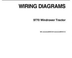 Challenger 700737158B Operator Manual - WR9770 Windrower (wiring diagrams, eff BHSxx101)