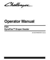 Challenger 700738431G Operator Manual - FDH Draper Header (DynaFlex, eff sn Cxxx1101, 2012)