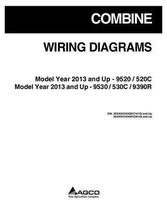 Challenger 700739393A Service Manual - 520C / 530C / 9520 / 9530 / 9390R Combine (wiring diagrams, 2013)