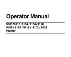 Challenger 700744109B Operator Manual - 9100 Series Planter