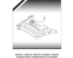 Challenger 700744626C Parts Book - WR9735 WR9740 WR9760 WR9770 WR9860 WR9870 Windrow Attachment