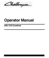 Challenger 71421596B Operator Manual - 660 / 670 Combine (eff sn HTxx101, 2008)