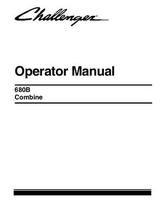 Challenger 71421597B Operator Manual - 680B Combine (eff sn HTC8101, 2008)