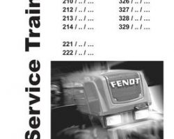 Fendt 72421099 Service Manual - 200 Series Farmer Tractor (service training)