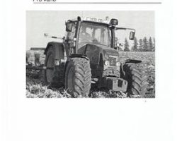 Fendt 72432898 Operator Manual - 712 / 714 / 716 Vario Tractor