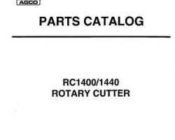 Farmhand 79017346 Parts Book - RC1400 / RC1440 Rotary Cutter (1997)
