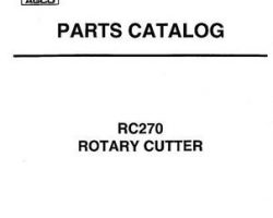 Farmhand 79017453 Parts Book - RC270 Rotary Cutter