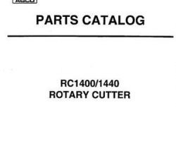 Farmhand 79017454 Parts Book - RC1400 / RC1440 Rotary Cutter