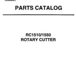 Farmhand 79017455 Parts Book - RC1510 / RC1550 Rotary Cutter (1997)