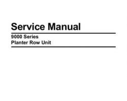 Challenger 79036262A Service Manual - 9000 Series Planter (row unit)