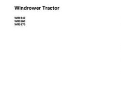 Challenger 79036584B Service Manual - WR9840 / WR9860 / WR9870 Windrower (assembly)