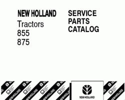 Parts Catalog for Versatile Tractors model 855