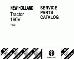 Parts Catalog for Versatile Tractors model 160V