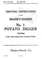Massey-Harris DL4273CX Operator Manual - No. 1 Potato Digger (Massy-Harris)