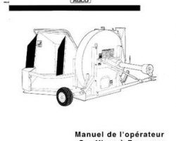 New Idea NS5505E906 Operator Manual - 1515 / 1515HO (Dion) Forage Blower (2005)