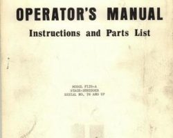Farmhand PD734176 Operator Manual - F128-A Stack Shredder (eff sn 26, 1976)