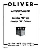 Oliver S1-4-K1 Operator Manual - 88 Rowcrop / 88 Standard Tractor