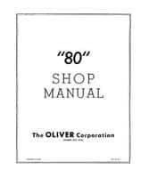 Oliver S1-5-C1 Service Manual - 80 Tractor (1930-1947)