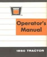 Oliver W432082 Operator Manual - 1850 Tractor (gas and diesel)