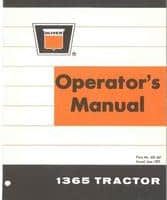 Oliver W432367 Operator Manual - 1365 Tractor