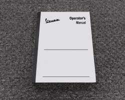 1963 Vespa 90 SUPER SPRINT Owner Operator Maintenance Manual