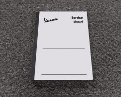 2006 Vespa S Shop Service Repair Manual
