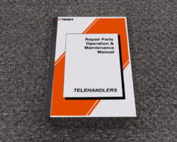Terex TELELIFT 2506 Telehandler Shop Service Repair Manual