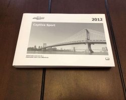 2012 Chevrolet Captiva Sport Owner's Operator Manual User Guide
