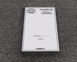 COMBILIFT 11000 GTE FORKLIFT Owner Operator Service Maintenance Manual