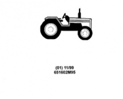 Massey Ferguson 231 Tractor Parts Catalog Manual