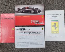 2006 Ferrari F430 Spider Owner Manual Set