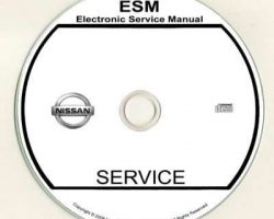 2008 Nissan Altima Hybrid Service Manual CD