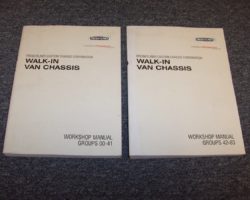 1995 Freightliner MT35 & MT35 HEV Walk-In Chassis Models Service Repair Manual