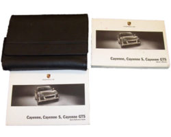 2008 Porsche Cayenne, Cayenne S & Cayenne GTS Owner's Manual Set