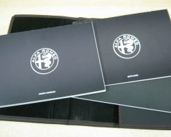 2022 Alfa Romeo 4C Spider Owner Manual Set