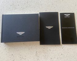 2022 Bentley Bentayga Owner Manual Set