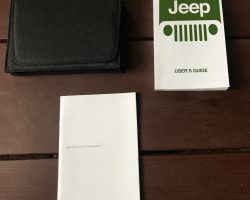 2022 Jeep Gladiator Owner Manual Set