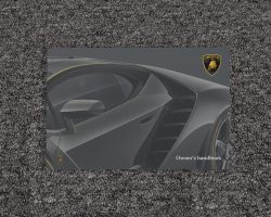 2022 Lamborghini Centenario Roadster Owner Manual